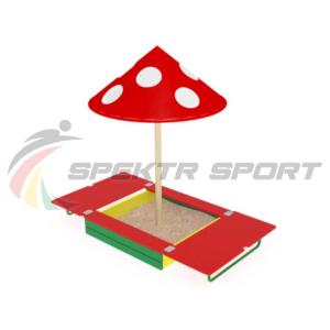 Купить Песочница с крышкой и грибком ИО 512 в Чкаловске 