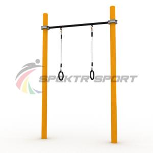 Купить Турник классический для занятий Воркаут с кольцами SP WRK-07 + Rings_76mm в Чкаловске 